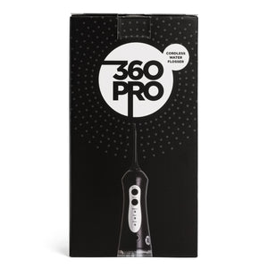 360PRO Waterflosser Cordless - Black